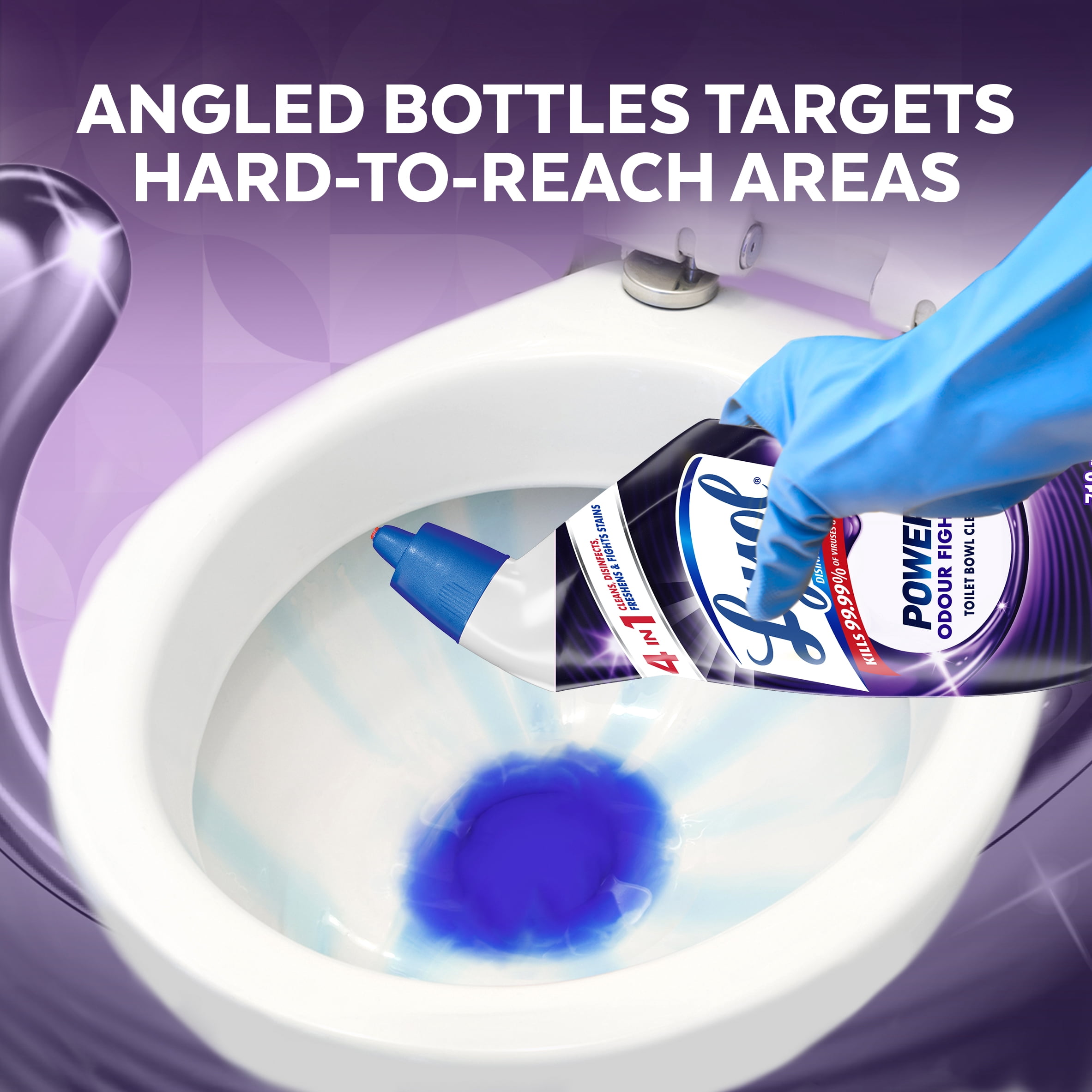 Lysol® Toilet Bowl Cleaner - Power + Odour Fighting Fresh Scent, 710 mL