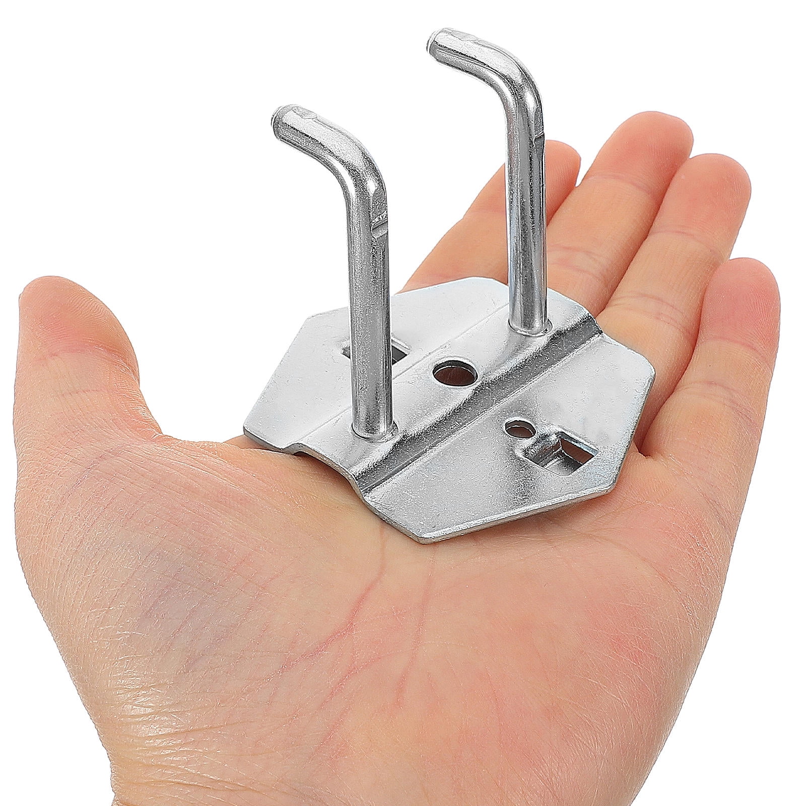 Hemoton 5-Pack Heavy Duty Metal Pegboard Hooks - Hanging Tool Hooks for Garage, Workshop, and Storage