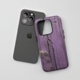 thumbnail image 3 of Distressed Wood For All iPhone Series Tough Phone Case Rustic Style Purple Finish, 3 of 7