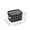 Black, variant on COFEST Storage Trunks & Bag,Canvas Storage Bins Basket Organizers Foldable Fabric Cotton Linen Storage Bins For Makeup Book Baby Toy Basket White