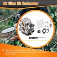 thumbnail image 4 of Chainsaw Carburetor 574719402 545072601 for 235 235E 236 240 240E,1*Carburetor 1*Gasket 2* Filter 1*Tube 1*Air Filter 1*Tool-Splined21 1* 1*Pirmer Bulb,silver, 4 of 8
