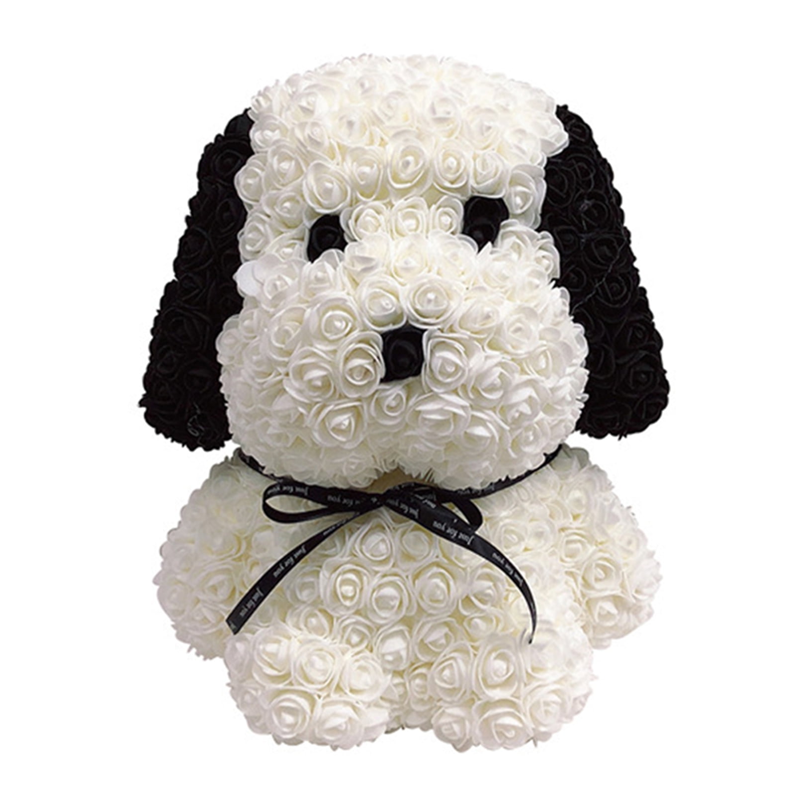 OFFbb-USA Playful Husky Puppy Plays Poop Artificial Rose Flower Hanging Vases Decoration Bottle OFFbb-USA Playful Husky Puppy Plays Poop Artificial Rose Flower Hanging Vases Decoration Bottle