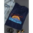 thumbnail image 3 of Gold Beach Surfer Art Shaped T-Shirt Women -Image by Shutterstock, Female x-Large, 3 of 4