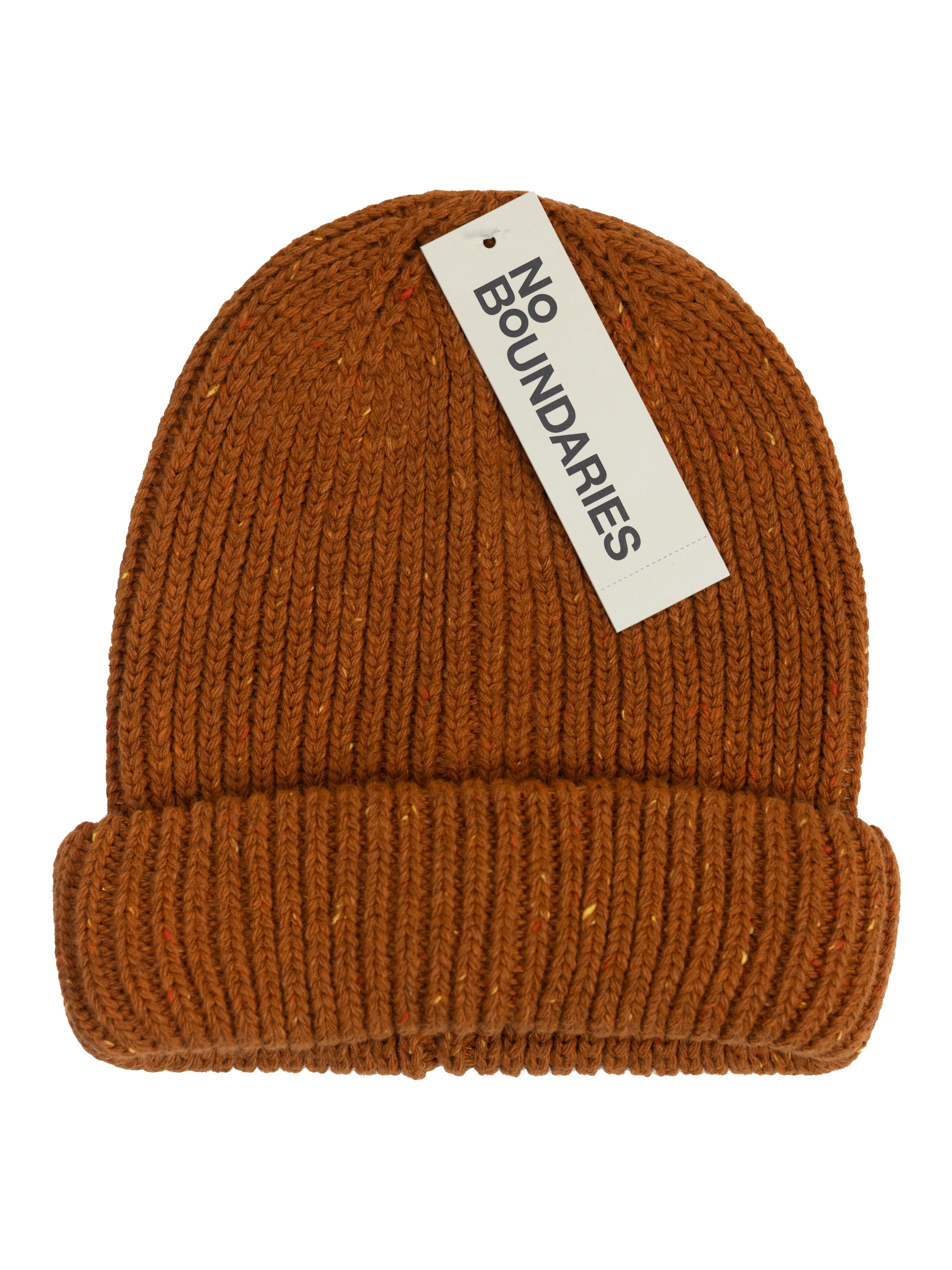 No Boundaries Mens Beanie, Mustard, One Size