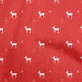 thumbnail image 1 of oneOone Cotton Silk Red Fabric Christmas Fabric For Sewing Printed Craft Fabric By The Yard 42 Inch Wide, 1 of 6