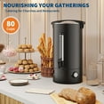 thumbnail image 4 of Commercial Electric Coffee Urn Hot Beverage Dispenser - Double Wall Stainless Steel, Large Capacity for Catering, Buffet, Parties, Events - Fast Heating - 12L/3.2 Gallon, 4 of 8