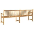 thumbnail image 3 of vidaXL Garden Bench 228 cm Solid Teak Wood, 3 of 5