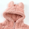 thumbnail image 4 of LLYwey Winter Jackets for Boys Deals Lamb Fleece Jackets Toddlers Girls Boys Fleece Jackets Kids Zip Up Outerwear Coat Toddler Kids Jacket Sweatshirt New Long Sleeve Hoodies Casual Jackets Pinks 4T, 4 of 8