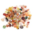 thumbnail image 1 of 500 g Piedras decorativas 0.5-1 cm Redondeadas Piedras naturales de río Pecera Paisajismo Adoquines Piedra decorativa - Colorido, 1 of 6