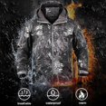 thumbnail image 4 of 2023 Mens Tactical Jacket Hiking Shark Skin Soft Shell Clothes Windbreaker Flight Pilot Hood Military Fleece Field Jacket Pants, 4 of 5