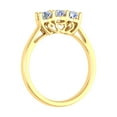 thumbnail image 2 of 3/4 Carat 3-Stone Diamond Engagement Ring Band in 10K Yellow Gold (Ring Size 4.25), 2 of 6