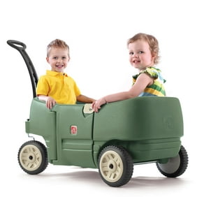 Step2 Wagon for Two Plus-Kids Pull Wagon, Green