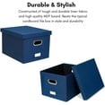 Best Collapsible File Storage Organizer Decorative Linen