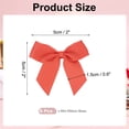thumbnail image 2 of Uxcell 6Pcs Mini Lazo de Cinta Grosgrain de 2" Autoadhesivo Flores Rojas, 2 of 7