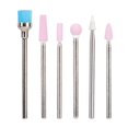 thumbnail image 1 of Noref Accessoires pour Perceuse à Ongles, 5 Types 6 Pcs/pack Kit de Perceuse en Acier Inoxydable pour Nail Art Accessoires de Perceuse à Ongles Manucure, Tête de Perceuse à Ongles en Acier Inoxydable, 1 of 8
