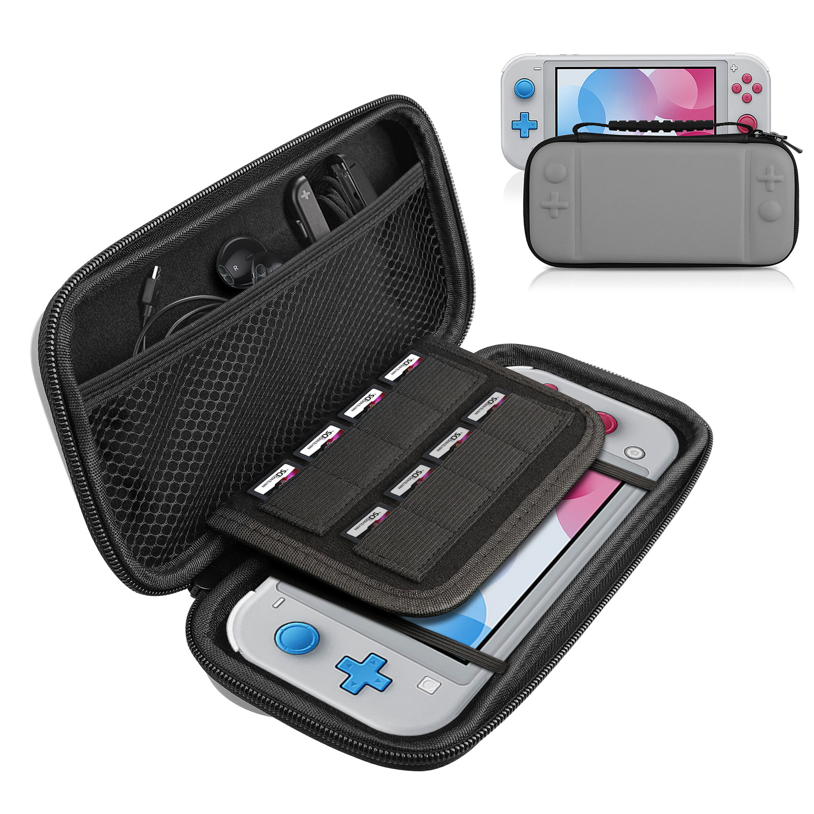 Carry Case Fit for Nintendo Switch Lite and Accessories TSV Portable