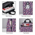 thumbnail image 3 of Yiaed Skull colorful flower daisy Print Lightweight Backpack Travel Backpacks Hiking Daypack for Women Men, 3 of 5
