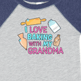 thumbnail image 4 of Inktastic I Love Baking with My Grandma Girls Baby Bodysuit, 4 of 5