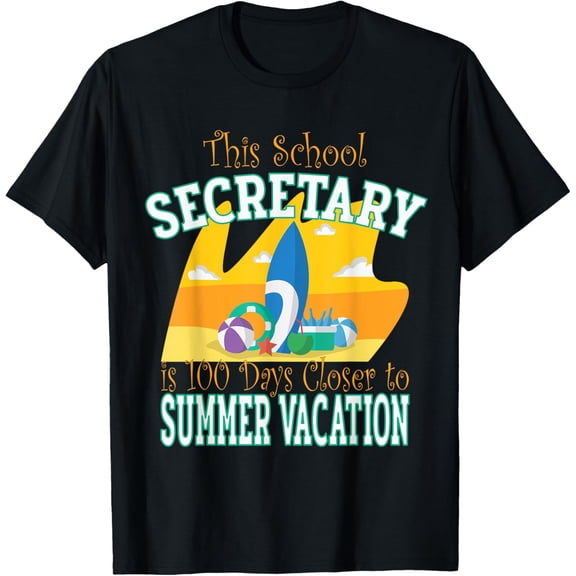 School Secretary - Funny 100th Day of School T-Shirt