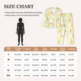 thumbnail image 5 of Uemuo Lemon Potatoes Pattern Womens Pajama Sets,PJ Set for Women,Pajamas for Women Logo,Long Sleeve Pajama Set for Women,Soft Long Sleeve Top With Pants-X-Large, 5 of 9