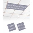 2 Pack Fluorescent Light Covers, 4 x 2 Feet, Traditional Elephant