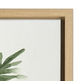 thumbnail image 3 of Kate and Laurel Sylvie Green Fern Framed Canvas Wall Art by Patricia Shaw, 18x24 Natural, Decorative Plant Art for Wall, 3 of 8