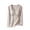 Gray, variant on Pregnancy Striped Long Sleeve V Neck Top, Detachable Chest Cushion Casual Blouse for Pregnancy, for All Trimesters