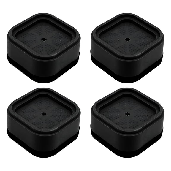 LAMIRO 4 Pack Furniture Risers Adjustable Bed Risers Heavy Duty Lifts Height,Square Stackable Bed Risers 1.3 Inch For Desk Leg Table Couch Sofa Chair Bed Frame Legs Dorm,Random Colors