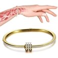thumbnail image 1 of Pulsera de titanio y osimio, pulsera de drenaje linfático, pulsera de terapia magnética para hombres y mujeres, 1 of 5
