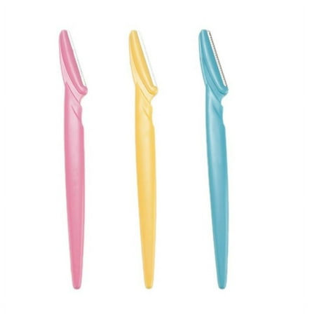 Multicolor Eyebrow Shaping Knife Set - 3 Pack