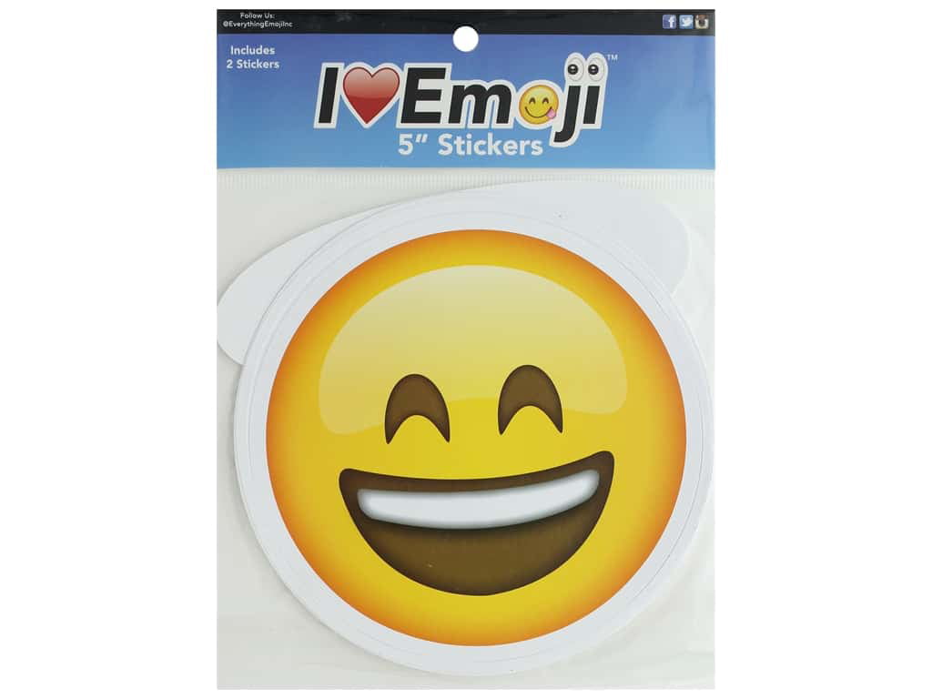 4* Kids Emoji Smile Stickers for Laptop Fun Toys for Kids Vinyl Decor Gifts Hot 