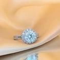 thumbnail image 5 of 1CT Round Cut VVS1 Moissanite Wedding Promise Ring for Women 925 Sterling Silver Jewelry Gifts-Size 8, 5 of 11