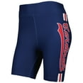 thumbnail image 2 of Women's Mitchell & Ness Navy St. Louis Cardinals Biker Shorts, 2 of 3