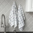 thumbnail image 5 of RITZ Royale Collection 100% Combed Terry Cotton, Oversized Kitchen Towel Set, 2-Pack, Check, Federal Blue, 5 of 6