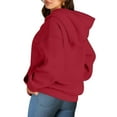 thumbnail image 4 of Shine Up Hoodies for Women Fleece Hooded Sweatshirts Oversized Pullover Long Sleeve Ladies Tops with Pocket, 4 of 6