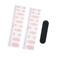 thumbnail image 4 of Gazechimp 20 Pieces Full Nail Wraps Beauty Nail Gel Polish Strips for Home Women, 4 of 8