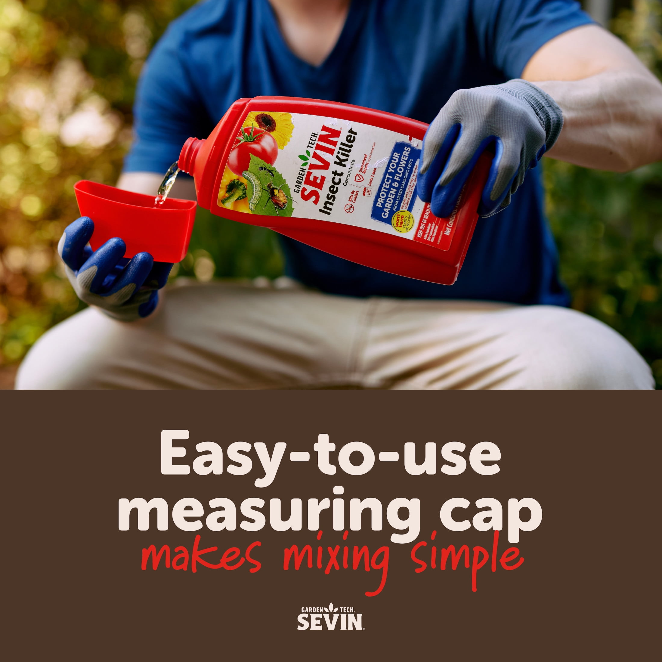 Sevin Insect Killer Concentrate, for Gardens and Flowers, 32 oz.