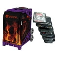 thumbnail image 1 of Bolsa rodante ZUCA Blaze Sport con marco morado y ruedas parpadeantes, 1 of 5
