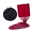 thumbnail image 3 of Red de pesca perfecl Impermeable 25 cm de diámetro 2 m con bolsa de lona Rojo, 3 of 8