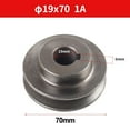 thumbnail image 1 of V-Belt pulley A Type Sinlge Slot Pulley Motor Cast Iron Dia Power Tool Accessory, 1 of 7