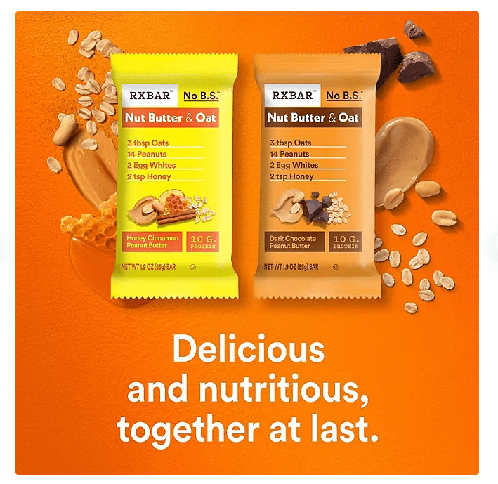 RX Nut Butter & Oat Bar Variety Pack, 14 ct.