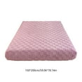 thumbnail image 3 of Sábana ajustable de felpa, cálida y polar coral para invierno. Protector de colchón. Ideal para uso doméstico. Colchón inflable de 60 x 79 pulgadas. Elementos esenciales para dormitorios, apartamentos, 3 of 6