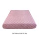 thumbnail image 3 of Sábana bajera protectora de colchón de forro polar coral cálido para invierno | Suave y protectora | 152 x 199 cm | Diseño de cuadros | Verde, caqui, gris, morado y rosa, 3 of 6