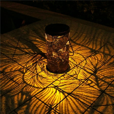 

Virmaxy Discount LED Outdoor Solar Garden Light Yard Metal Leaf Lights Lamp