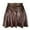 Coffee, variant on Skirts for Women Skirt Modern High Waist Creased Solid Casual Base Skirt for Ladies Coffee L