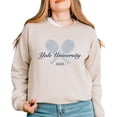 thumbnail image 2 of Yale University Tennis Rackets - Women's Graphic Sweatshirt, 2 of 16