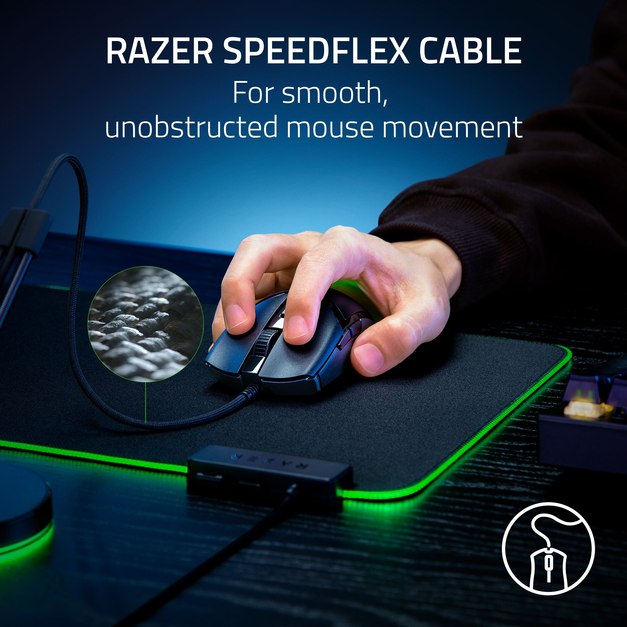 Razer Cobra Wired Gaming Mouse 58g Black photo 6