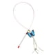 thumbnail image 3 of Juguete interactivo para gatos con cascabeles para exteriores. Mariposa azul, 3 of 9