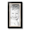 thumbnail image 2 of ArtToFrames 6x13 inch Black with Sliver slope Picture Frame, Black Wood Poster Frame (4984), 2 of 7