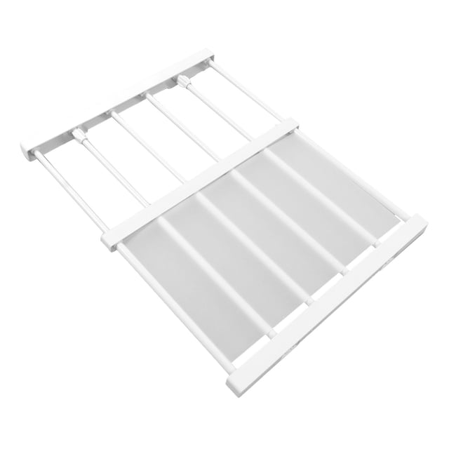 Tension Rod Shelf, 16.5in Width Cabinet Rod Rack Space Saving Multipurpose Adjustable Length Telescopic For Closet 30-40cm / 11.8-15.7in Length,38-55cm / 15-21.7in Length,50-80cm